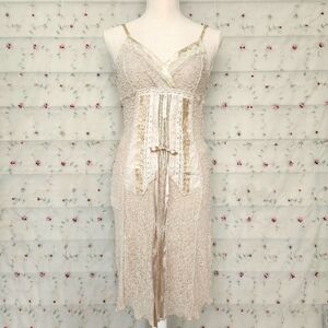 Vintage French Crochet Dress